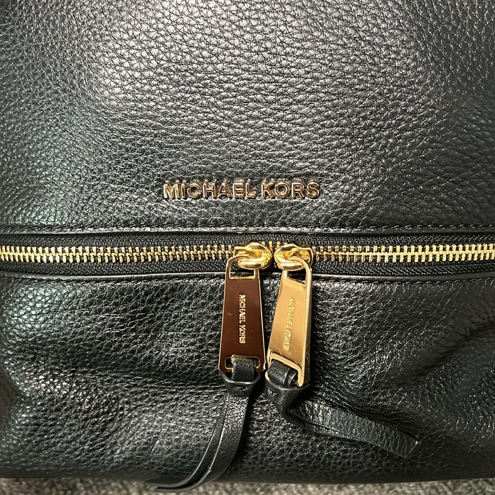 Michael Kors Rhea Medium Leather Backpack - Picture 3 of 7
